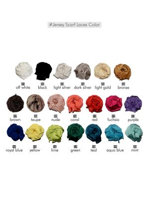SATIN JERSEY Extra Scarf Laces In 20 Colors To Choose For Athena Sandals.