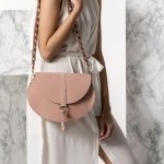 women pink bag