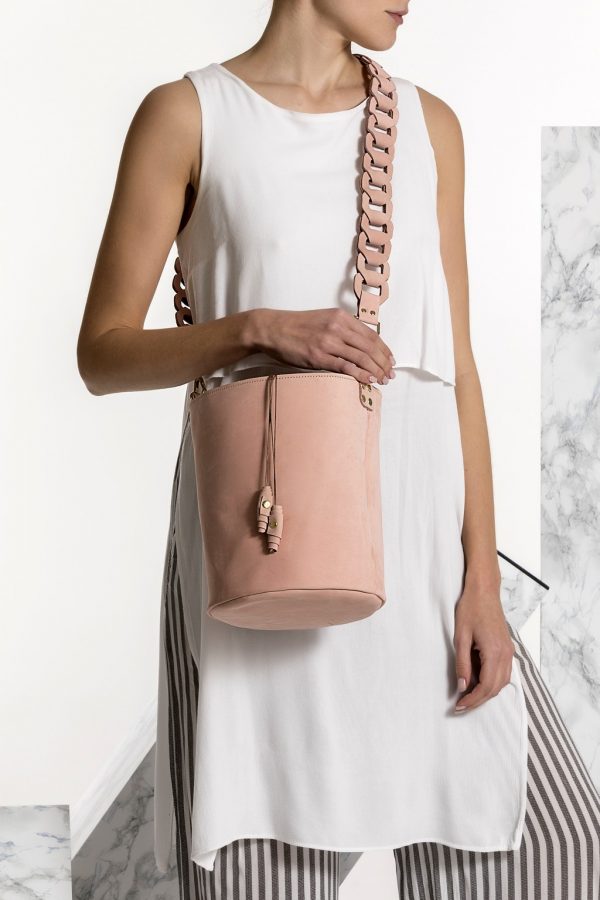 Pink Bucket Bag