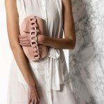 Pink Clutch with Handle