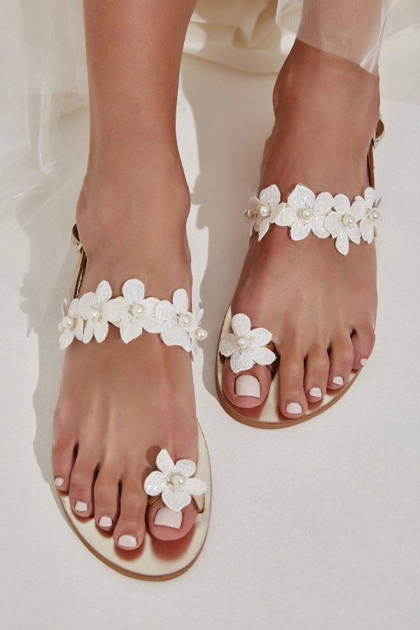 Wedding Shoes with Flowers