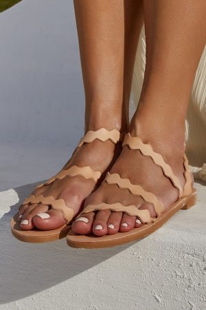 Flat Sandals Nude