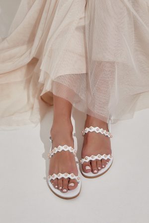Leather Sandals for Bride