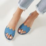 Flat Summer Shoe Blue