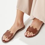 Slide Leather Sandals