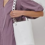 Tote Leather Bag White