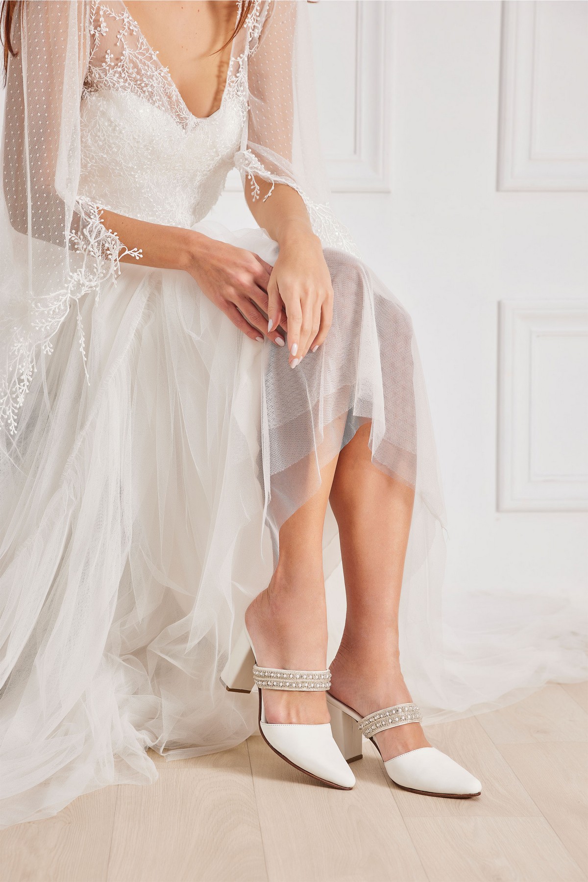 bridal shoes embellished