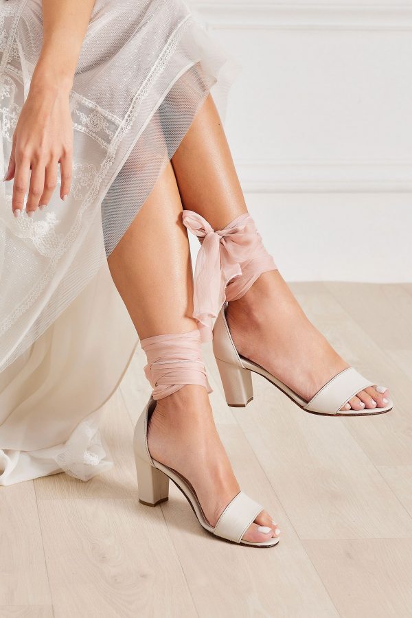 Block Heel Bridal Sandals