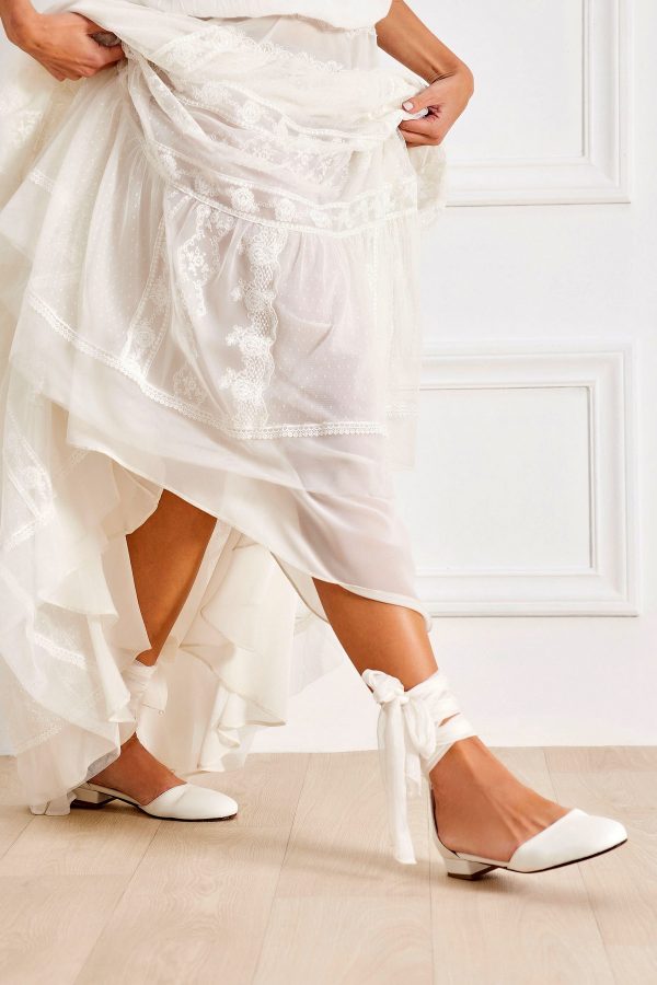 flat shoes for bride