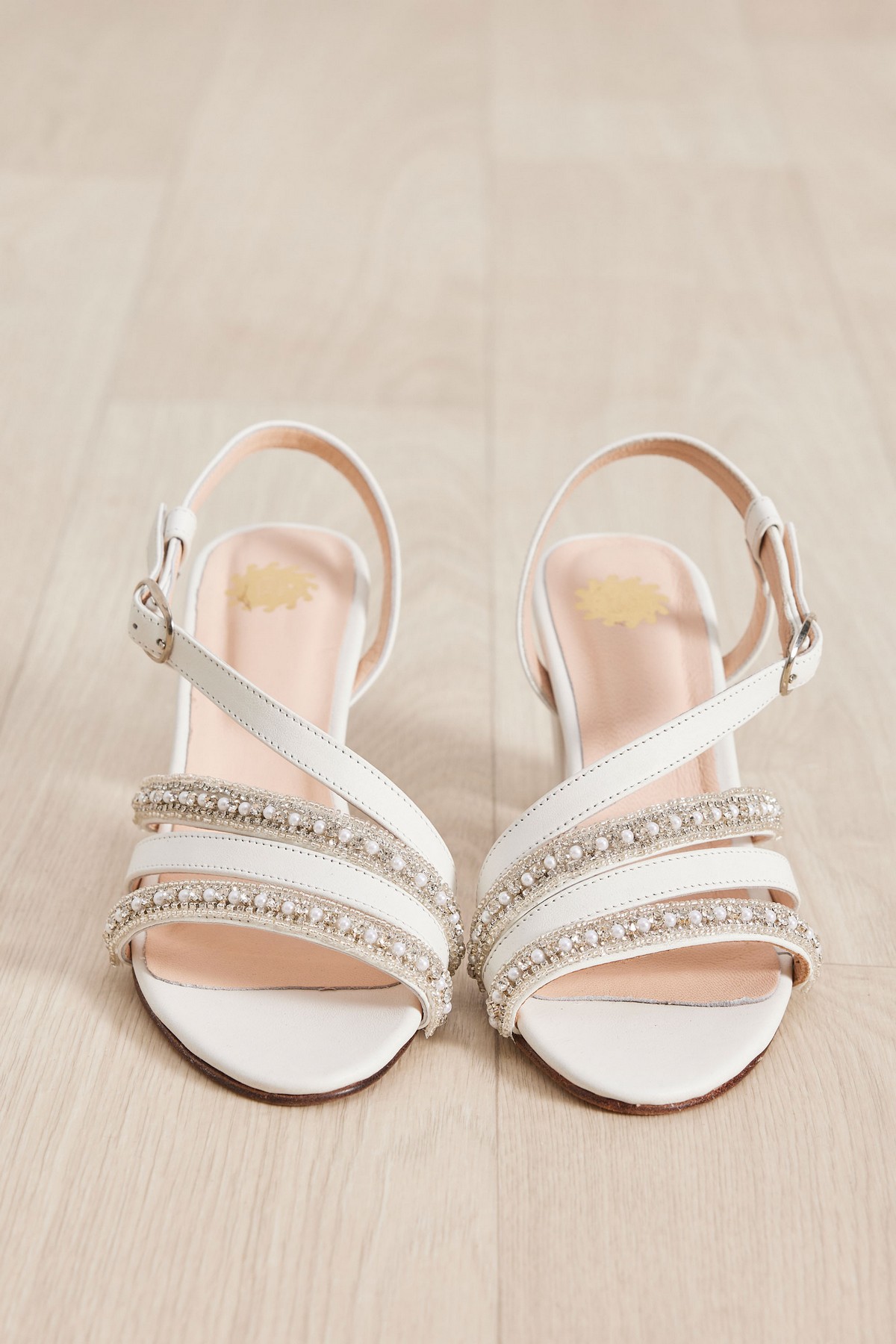 white leather sandals women