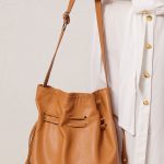 Leather Bucket Bag Brown