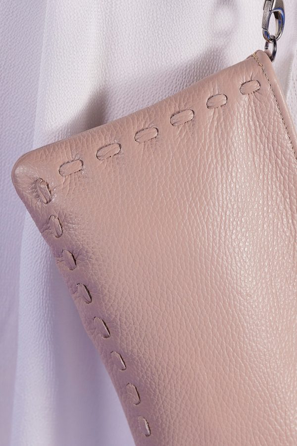 handmade soft leather clutch