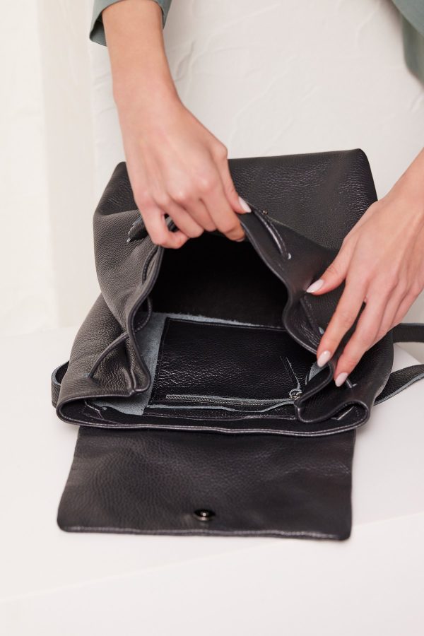 backpack purse leather handmade