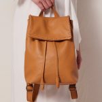 leather bag backpack women