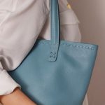 blue shopper bag
