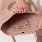 handcrafted leather tote bag