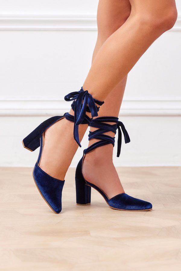 Buy Royal Blue Heels Online In India - Etsy India-gemektower.com.vn