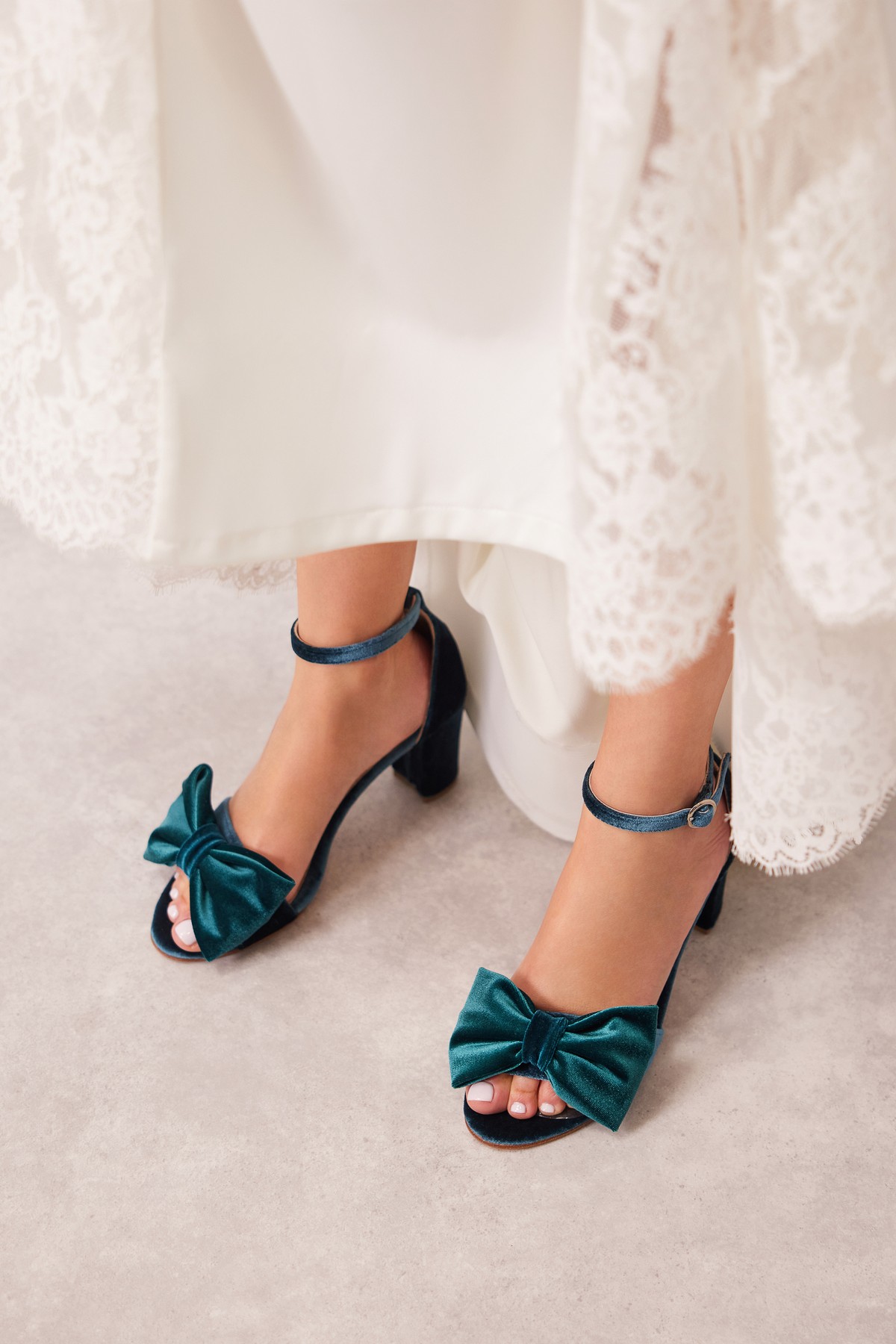 ankle strap wedding shoes