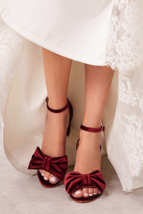 ruby wedding shoes