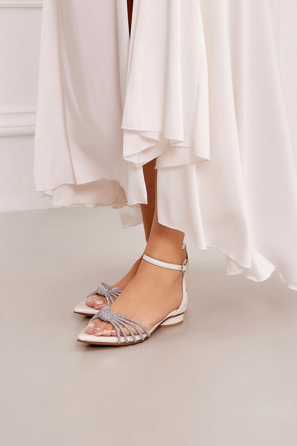 clear flat shoes for wedding