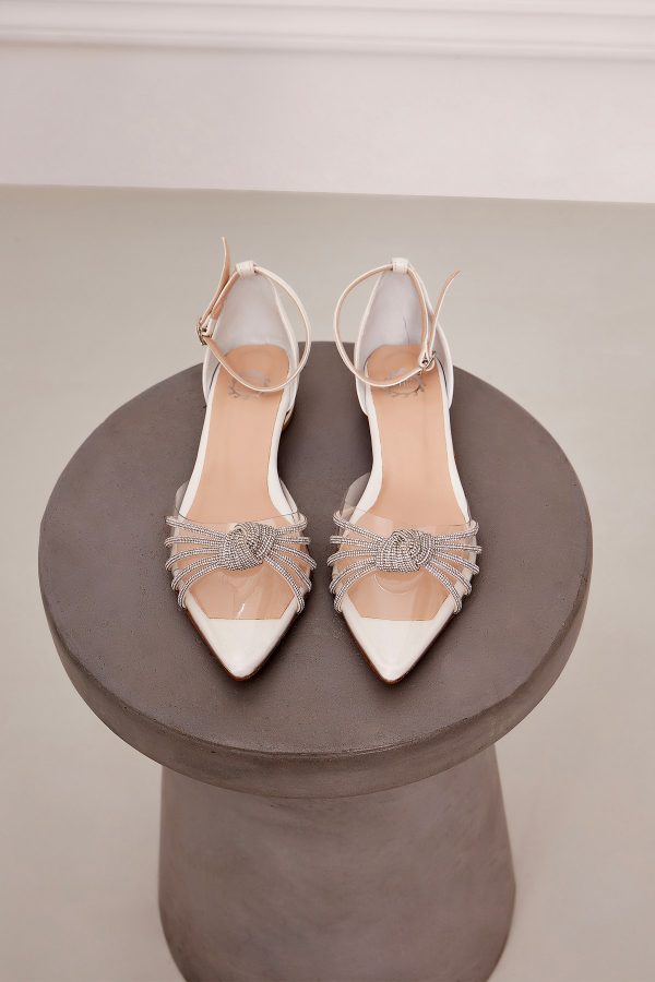 crystal wedding shoes
